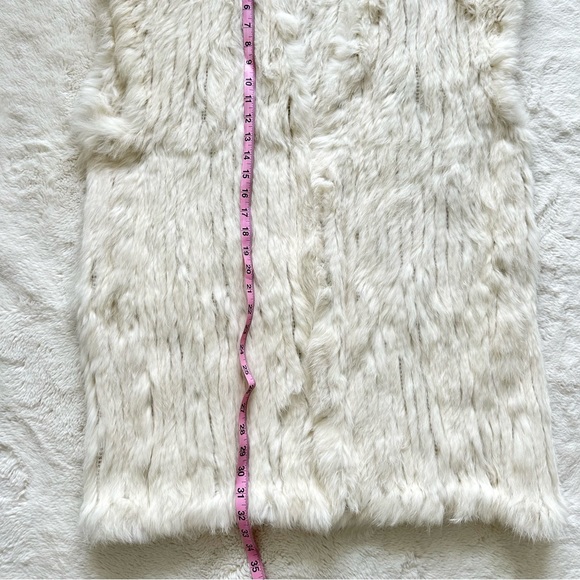 NEW!!! Josie Natori women rabbit fur One Size Retail 850$! - Picture 8 of 9